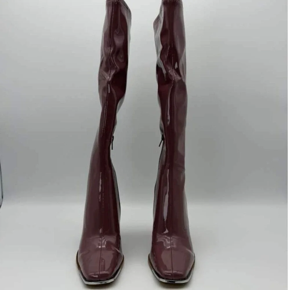 Steve Madden Focal Rose High Heel Boots - Women's‎ Size 6 - Brand New in Box